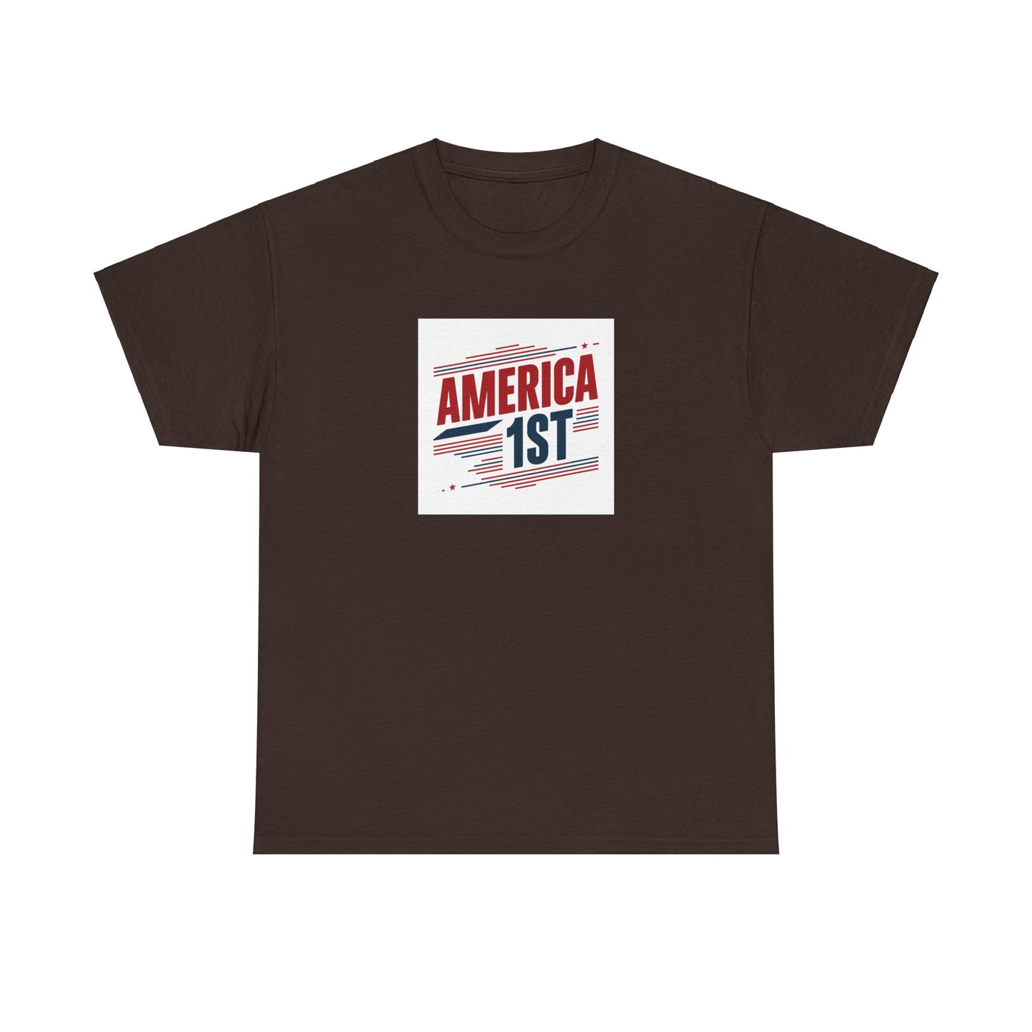 America Fist Striped Tee