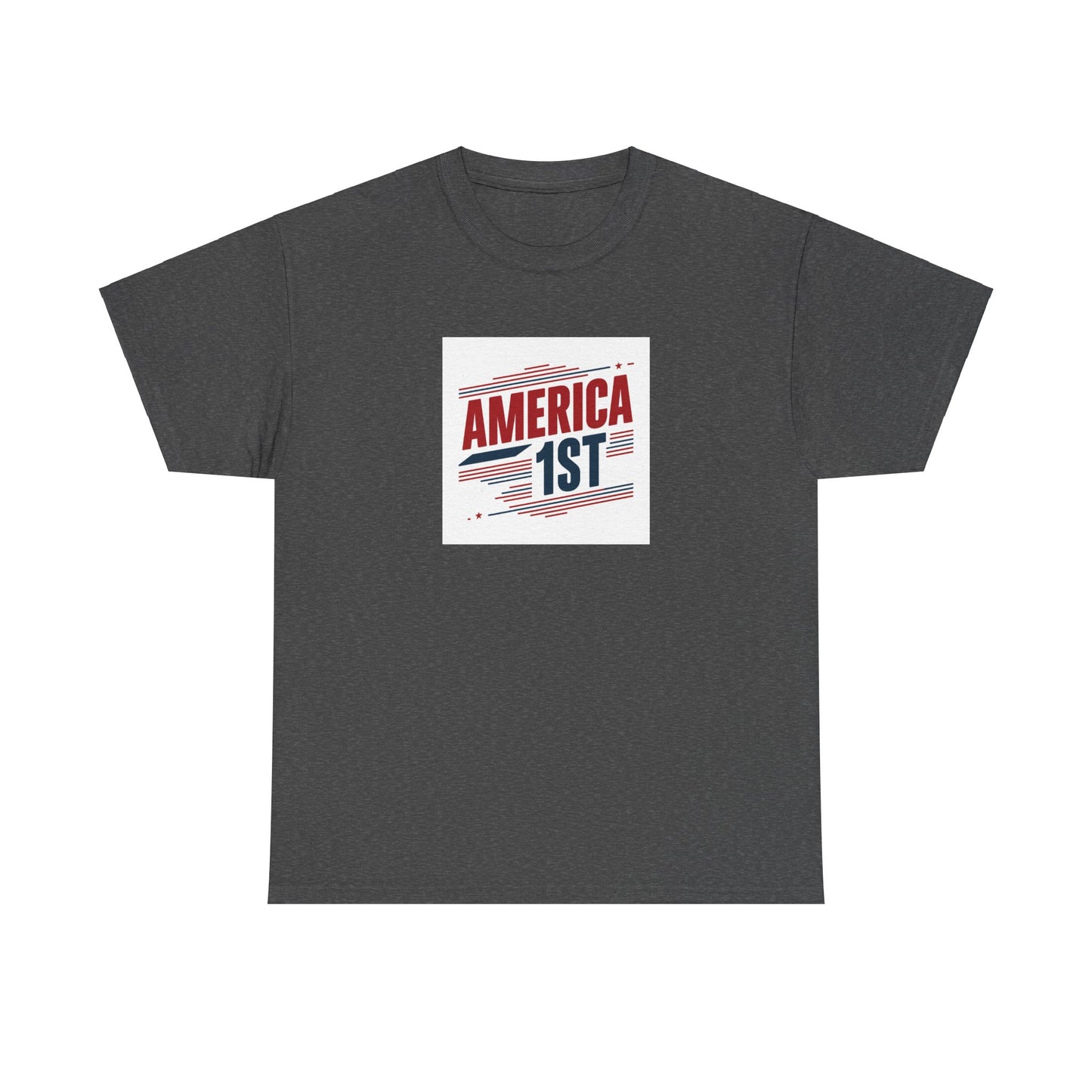 America Fist Striped Tee