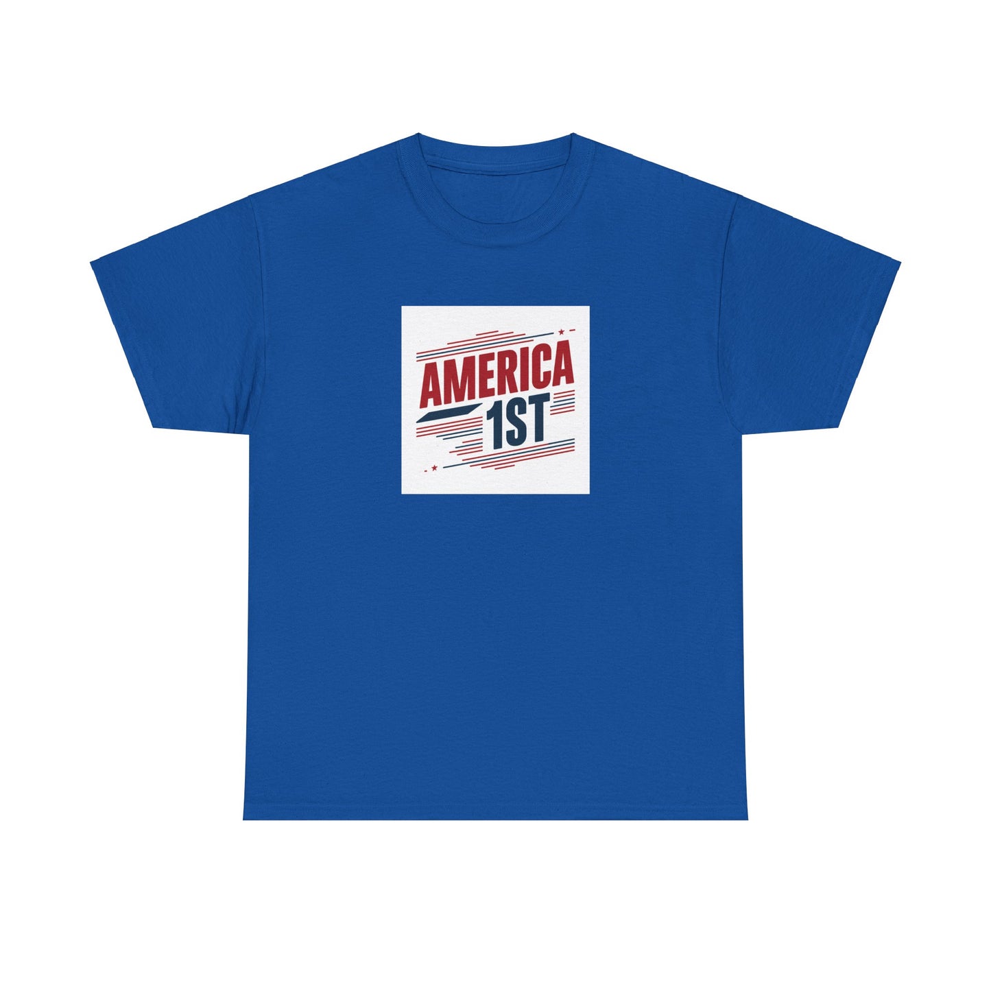 America Fist Striped Tee