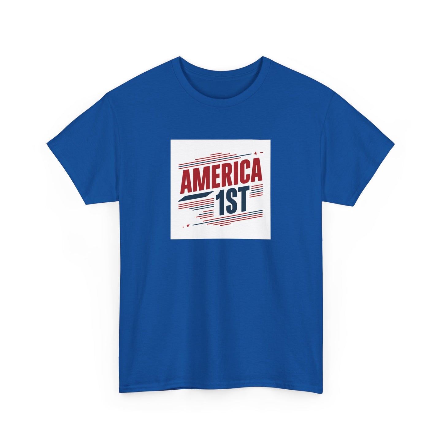 America Fist Striped Tee