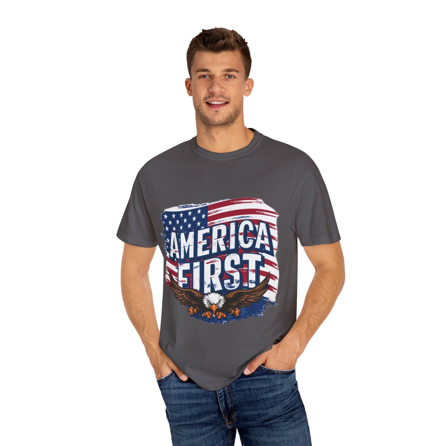 Patriotic 'America First' T-Shirt