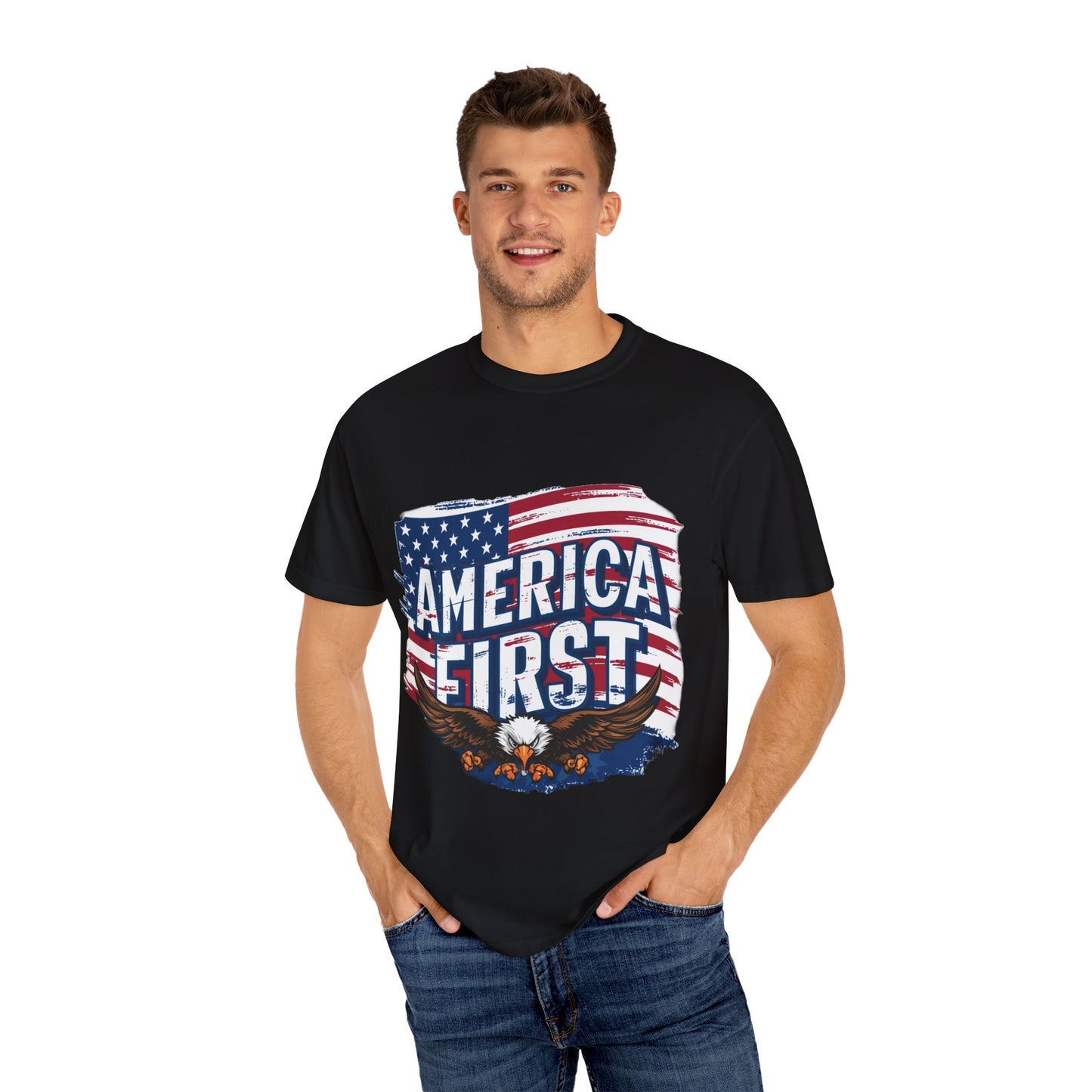 Patriotic 'America First' T-Shirt